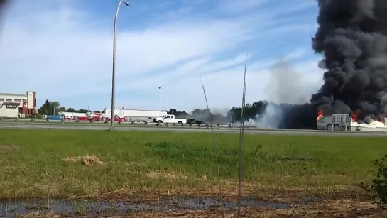 official explosion firework warehouse entrepot feu d'artifice canada 20 june 2013