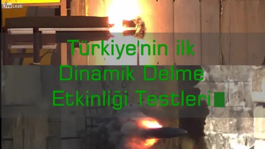 Turkey Tests Its Own Bunker Buster Bomb  Turkiye'nin Bunker Buster Fuze Denemesi