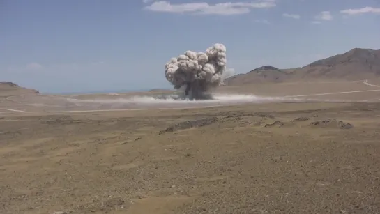 Huge Explosion and Shockwave