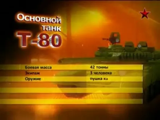 Сделано в СССР. Основной танк Т-80.