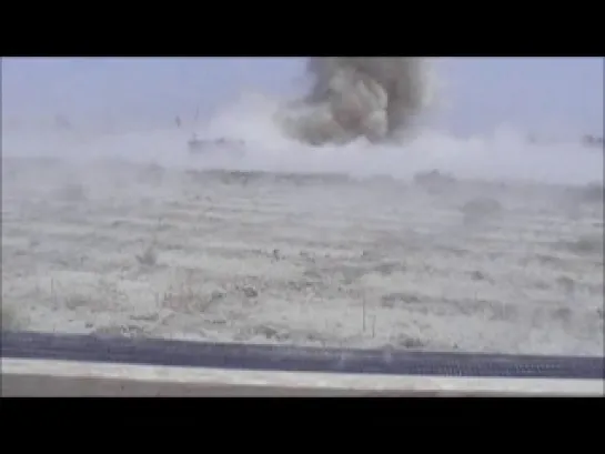 IED DETONATES IN AFGHANISTAN