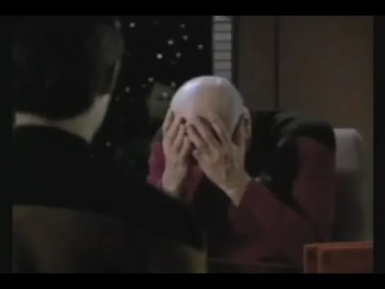 Picard's Epic Double Facepalm