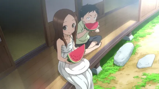 Karakai Jouzu no Takagi-san 1 Season 4 Ending 『Takahashi Rie - Kaze Fukeba Koi』/Шутница Такаги Сезон Эндинг | Поддразнивание