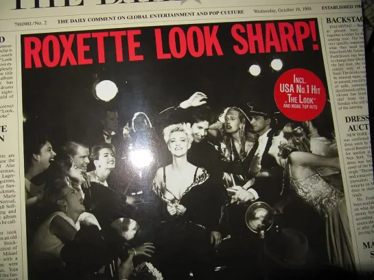 Roxette - The Look Sharp 1988, 1989