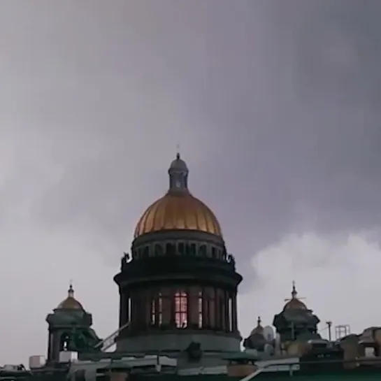 Гроза в Петербурге 18.05.21