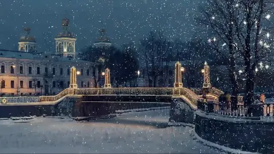 С новогодними праздниками, Санкт-Петербург!