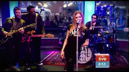 Avril Lavigne - Girlfriend [Sunrise Live Tv Show] (Upscale)