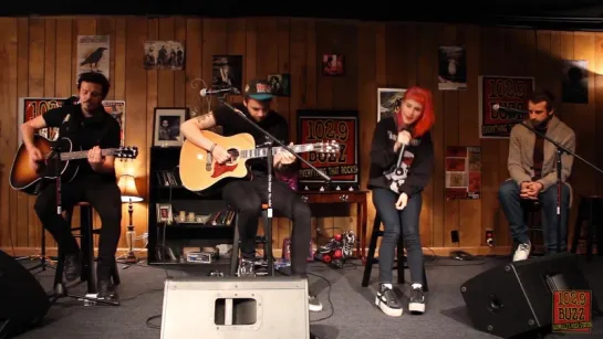 Paramore - The Buzz Acoustic Session (Full Perfomance)