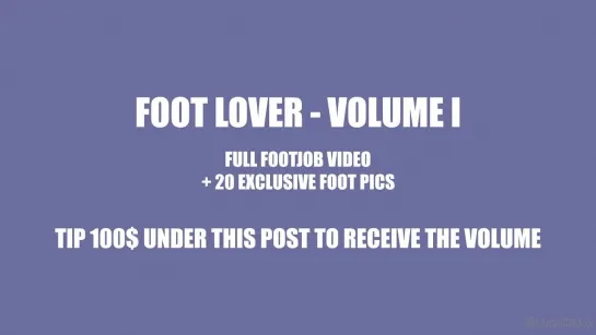 Luna Okko - [OnlyFans.com] - FOOT LOVERS - VOLUME I - 1080p