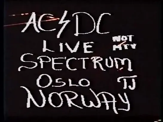 AC/DC - Live In Oslo Spectrum, Norway, 1991 (Part 1)