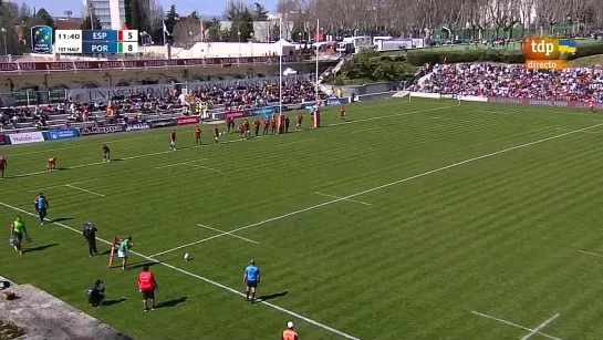 Rugby - Campeonato de Europa masculino España - Portugal