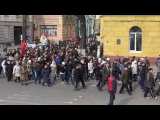 23.02.2014 Сотни тысяч Народного Ополчения ОДЕССЫ