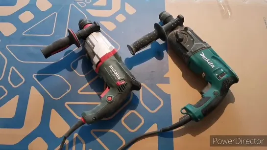 Сравнение 2-х наиболее популярных сетевых перфораторов Metabo KHE 2860 Quick и Makita HR 2470FT