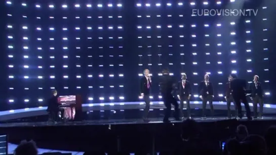 Malcolm Lincoln's Second rehearsal (impression) at the 2010 Eurovision Song Contest