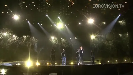 Niamh Kavanagh's first rehearsal (impression) at the 2010 Eurovision Song Contest