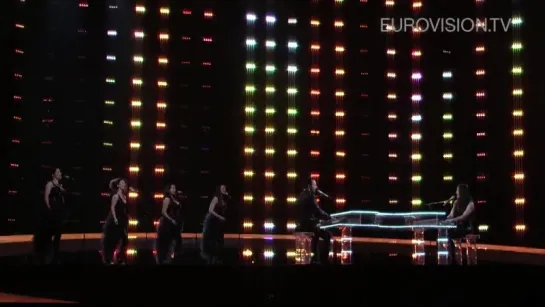 Paula Seling & Ovi's first rehearsal (impression) at the 2010 Eurovision Song Contest