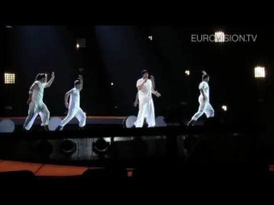 Giorgos Alkaios & Friends' first rehearsal (impression) at the 2010 Eurovision Song Contest