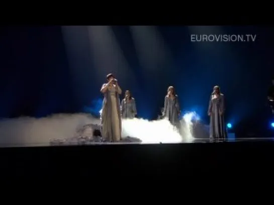 Thea Garrett's first rehearsal (impression) at the 2010 Eurovision Song Contest