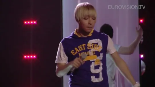 Milan Stanković's first rehearsal (impression) at the 2010 Eurovision Song Contest