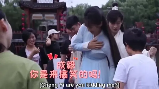 [Eng_BTS] Love and Redemption funny scenes btw Chengyi and Crystal Yuan