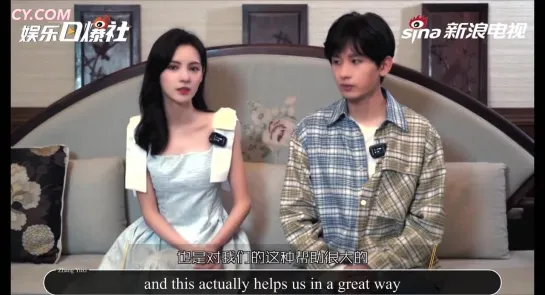 [ENG] Cheng Yi X Zhang Yuxi Sina Entertainment Interview