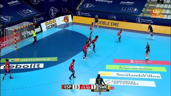 Balonmano - Preolmpico femenino Espaa - Suecia