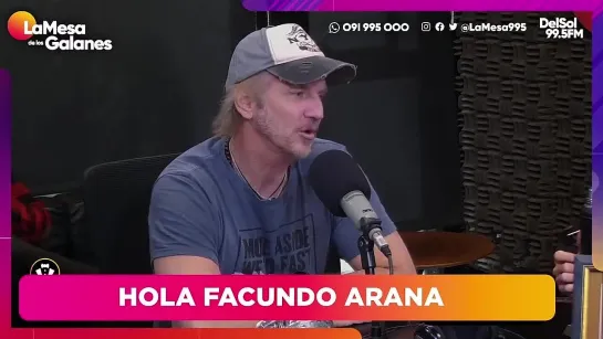 Facundo Arana en La Mesa