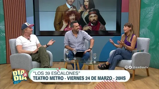 Facundo Arana presenta la obra “Los 39 escalones” en Uruguay