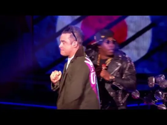 Robbie Williams Feat. Dizzee Rascal - Goin' Crazy (Live The Voice UK Final) HD