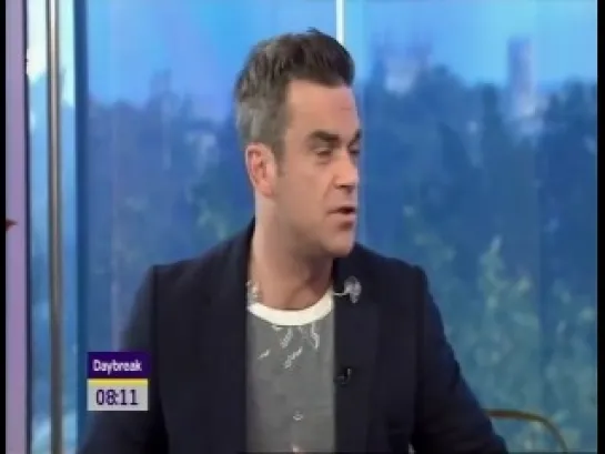 Robbie Williams Interview - Daybreak - 11 Oct 2010