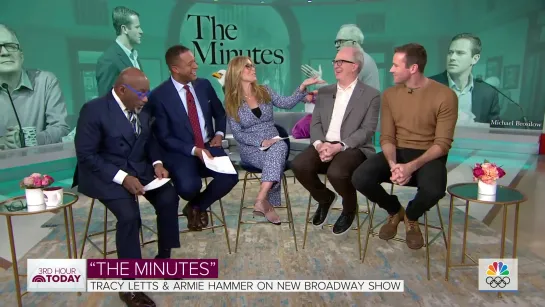 Armie Hammer and Tracy Letts discuss new play ‘The Minutes’