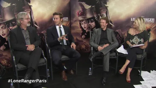 Bêtisier Hangout Lone Ranger - Armie Hammer parle français !