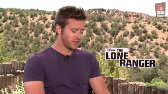 Lone Ranger - Armie Hammer Interview (2013)