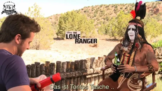 LONE RANGER! TONTO + PRONTO! Johnny Depp GERMAN Armie Hammer, William Fichtner, Daniele Rizzo