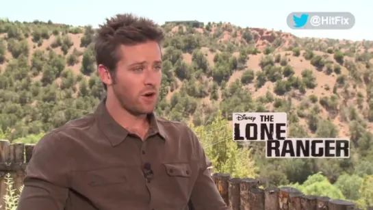 Armie Hammer talks about playing the hero in The Lone Ranger