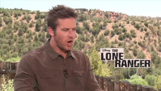 Armie Hammer discusses how Disneys The Lone Ranger compares to the classic western