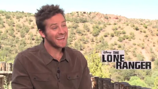 THE LONE RANGER Interviews- Johnny Depp and Armie Hammer