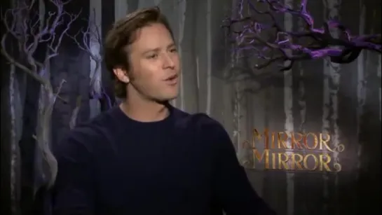 Laura, host of YTVs Big Fun Movies, interviews Armie Hammer