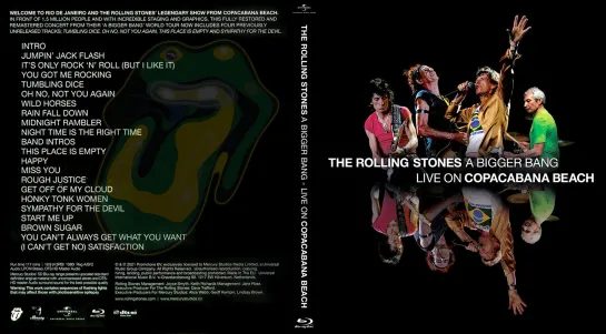 The Rolling Stones — 2006 — Live on Copacabana Beach RIO Brasil Brazil | A Bigger Bang