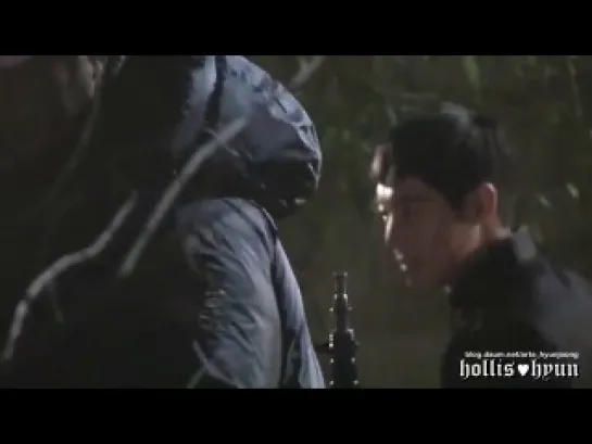 [Fancam] Kim Hyun Joong 김현중 - Ninja Jungtae for Saving Okryun(옥련을 구하러 뛰어든 닌자 정태)@감격시대 21회