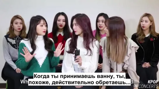 [RUS SUB] [INTERVIEW] Dreamcatcher Talks Daily Life, 2018 Goals, and more!