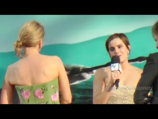 Emma Watson Speech facing the camera - Harry Potter Premiere London 2011 - Magical episode 3