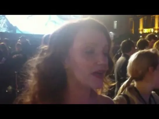 Evanna Lynch at Harry Potter premiere (1)