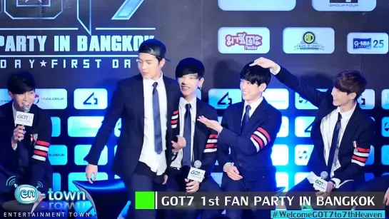 150313 - Press Con GOT7 1st Fan Party In Bangkok FULL