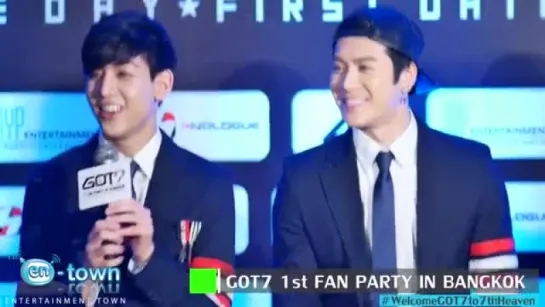 150313 GOT7 1st Fan Party in Bangkok - Press Conference FULL