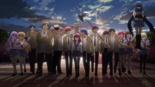 Angel Beats! / Ангельские ритмы (ED) Creditless / без титров