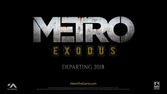 Metro Exodus - E3 2017 Announce Gameplay Trailer [UK] (2017) [720]