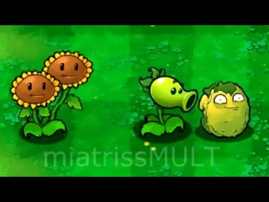 [Plants vs. Zombies] Орешек укусили! (Rus by Rissy)