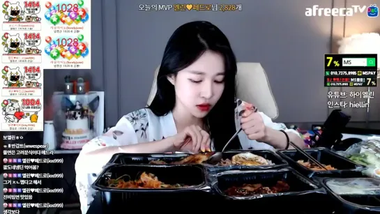 [생]엘린 52차 삼겹살+짜글이 버억 ♥ - AfreecaTV Video