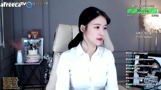 [생]엘린 29일 페로열혈 영혼옵200두산 ㅠ_ㅠ ♥ - AfreecaTV Video